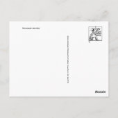 gegraveerd Briefkaart Stempel (Achterkant)