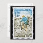  gegraveerd Briefkaart Stempel (Voorkant / Achterkant)