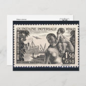 gegraveerd Briefkaart Stempel (Voorkant / Achterkant)