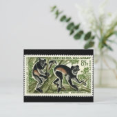 gegraveerd Briefkaart Stempel (Staand voorkant)