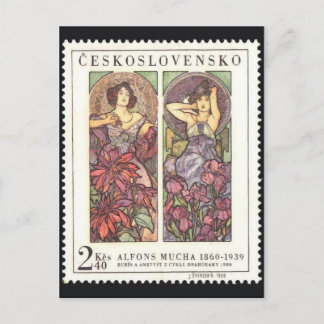 gegraveerd Briefkaart Stempel
