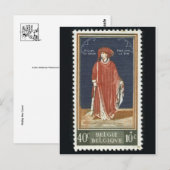  gegraveerd Briefkaart Stempel (Voorkant / Achterkant)