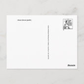 gegraveerd Briefkaart Stempel (Achterkant)