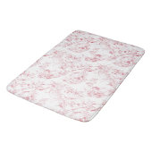  gegraveerd Frans Floral Fantasy Toile-Pink Badmat (Gekanteld)