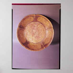gegraveerd gerecht, Tang dynasty Poster