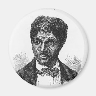 Gegraveerd portret van de Afrikaanse Amerikaanse D Magneet