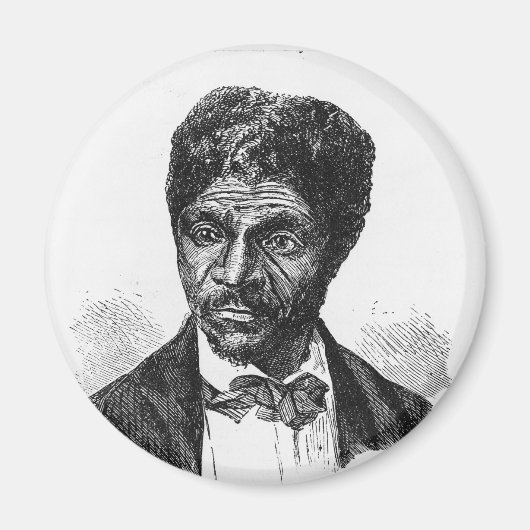 Gegraveerd portret van de Afrikaanse Amerikaanse D Magneet (Voorkant)