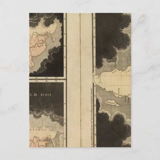 gegraveerde kaarten van de wereld (Voorkant)