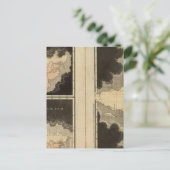 gegraveerde kaarten van de wereld (Staand voorkant)