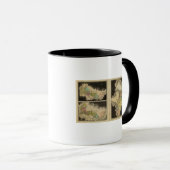 gegraveerde kaarten van de wereld mok (Voorkant rechts)