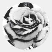 Gegraveerde Roos Stickers (Voorkant)