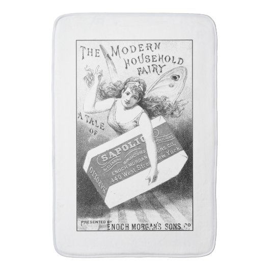  gegraveerde zeep en typografie badmat (Voorkant Verticaal)