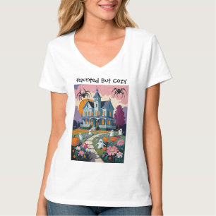 Gegriefd Maar Gezellig Grappig Halloween Spukhuis T-shirt