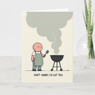 Gegrilde Dags Vaders Zoete Dag Kaart
