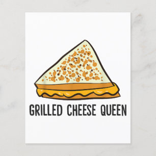 Gegrilde kaas Koningin Grappige gegrilde kaas