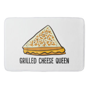 Gegrilde kaas Koningin Grappige gegrilde kaas Badmat