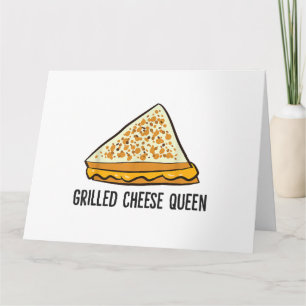 Gegrilde Kaas Koningin Grappige Gegrilde Kaas Kaart