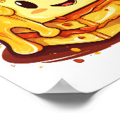Gegrilde kaas liefhebber poster (Hoek)