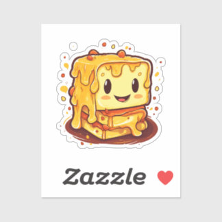 Gegrilde kaas liefhebber sticker