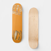 Gegrilde kaas, warme kaasgoed skateboard (Voorkant)