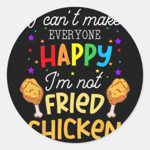 Gegrilde Kip Kippenliefhebbers Gemarineerde Sappig Ronde Sticker