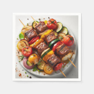 Gegrilde lekkernijen servet