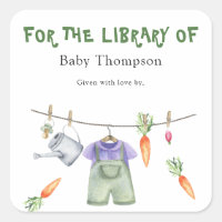 Gegroeid baby shower boeklegger - voor de biblioth