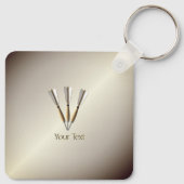 Gegroepeerd ontwerp voor kunstwerken sleutelhanger (Achterkant)