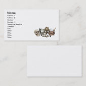 Gegroepeerde hekhoek visitekaartje (Voorkant / Achterkant)