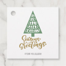 Gegroet van de kerstseizoenen van Elegant