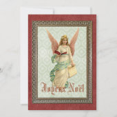 Gegroet voor aangepaste  Antieke Feestdagenkaart (Voorkant)