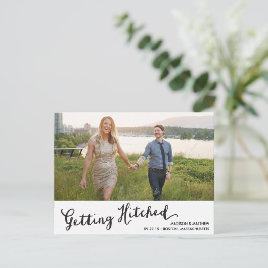 gehaakt | Het Briefkaart Datum opslaan (Staand voorkant)