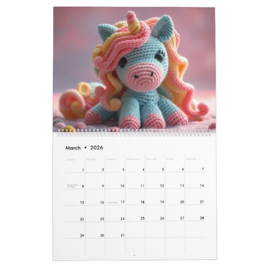 Gehaakte Critters: Editie twee Kalender (Mar 2026)