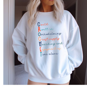 Gehaakte Lover Acrostic Sweatshirt