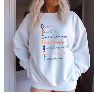 Gehaakte Lover Acrostic Sweatshirt
