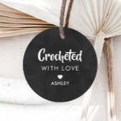 Gehaakte met liefde, handgemaakt cadeautje Label,  Bedankjes Labels