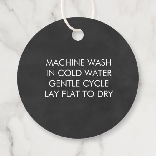 Gehaakte met liefde, handgemaakt cadeautje Label,  Bedankjes Labels (Achterkant)