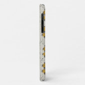 Gehaakte oma vierkant geel en grijs Case-Mate iPhone case (Achterkant/links)