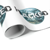 Gehackte planeet Aarde Cadeaupapier (Rol Hoek)