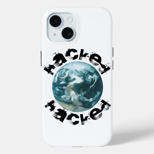 Gehackte planeet Aarde Case-Mate iPhone Case (Achterkant)