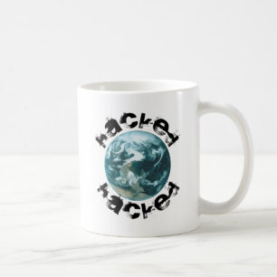 Gehackte planeet Aarde Koffiemok