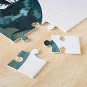 Gehackte planeet Aarde Legpuzzel (Zijkant)