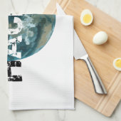 Gehackte planeet Aarde Theedoek (Quarter Fold)