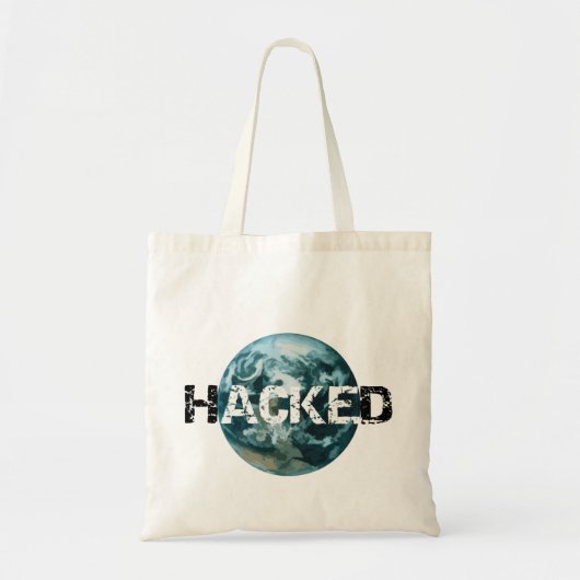Gehackte 'Planet Earth Commuter Bags' Tote Bag (Voorkant)