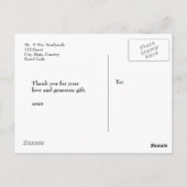 Gehakt Foto Collage Rustic Weddenschap Hartelijk d Briefkaart (Achterkant)