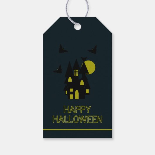 Gehakt huis, Happy Halloween Cadeaulabel (Voorkant)