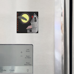 Gehakt huis Volledige maan en Bat Magneet