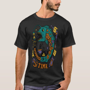 GEHAKT IN DE TIJD - vissen T-shirt
