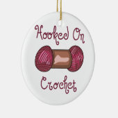 Gehakt op haken keramisch ornament (Rechts)