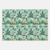 Gehakt papierblok voor hakhout, set van 3 inpakpapier vel (Voorkant 3)